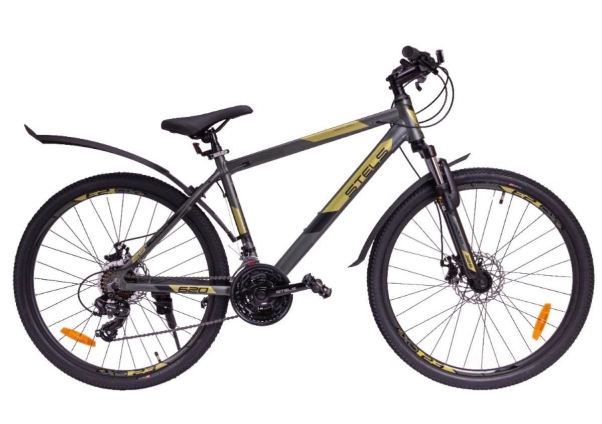 

Велосипед горный STELS Navigator-620 MD 26", 2025, X0000001346 (Рама: 19. Цвет: Темно-синий)