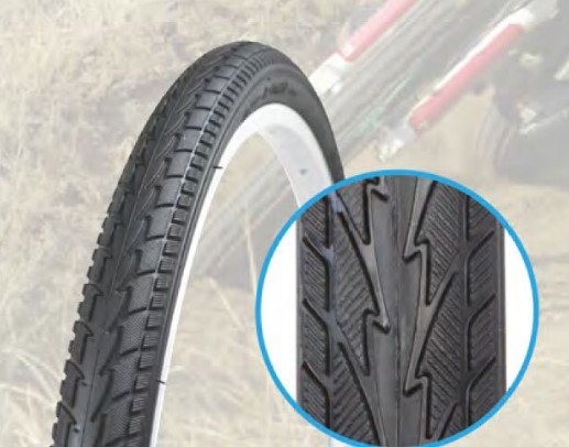 

Покрышка велосипедная TRIX 700 х 35С (35-622) дорожная, 30 TPI, черная, TYTX-007-M, Черный