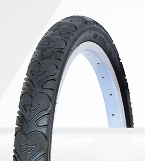 

Покрышка велосипедная TRIX 16"х 2.125, слик, 30 TPI, черная, TYTX-022-Y, Черный