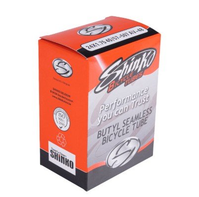 

Камера велосипедная SHINKO 24"x1.50/2.125 (40/57-507) AV 48, бесшовная, бутиловая, 24-24J15A2