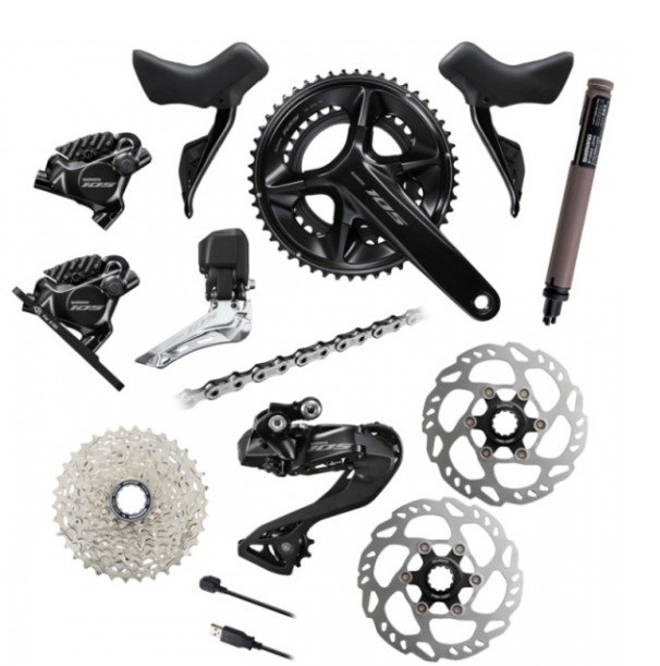 

Группа Shimano 105 Di2 Disc 7170 DI2 L172 52-36 11-34 12 ск. 31918789051