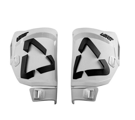 Защита колено-голень  ВашВелосипед Комплект защитных пластин Leatt 5.5 Shin Plate Kit White/Black, 2025, 3021210521 (Размер: 10)