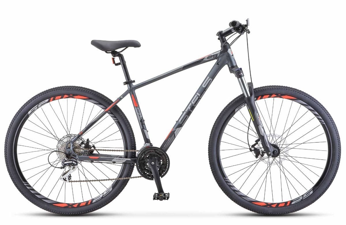 

Велосипед горный STELS Navigator 950 MD 29" 18.5" 2025, антрацитовый/чёрный, X0000001520