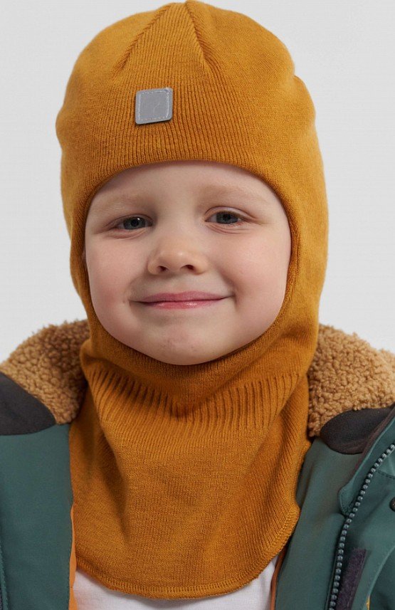 Головные детские уборы Шапка детская NORPPA SOLGO 2 BEANIE, 129 арахис, 100469 (Размер: 48/50)
