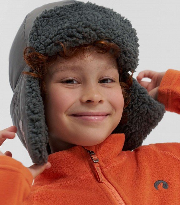 Головные детские уборы Шапка детская NORPPA KOMITO KID'S CAP REFLECTIVE 2, 075 серебро, 100473 (Размер: 52)