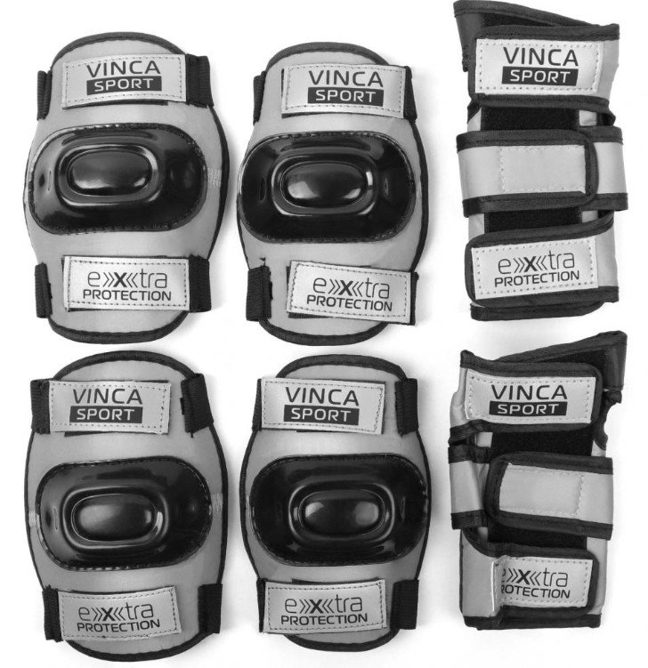 

Комплект защиты детский, Vinca Sport, инд.уп. VP 36 reflect () (Размер