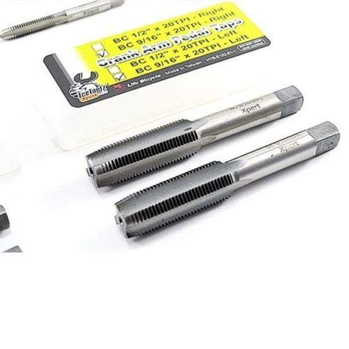 

Метчики IceToolz E154, для прогонки резьбы в шатунах Xpert CRANK TAPS, 9/16"x20TPI (LEFT+RIGHT). 6-800228