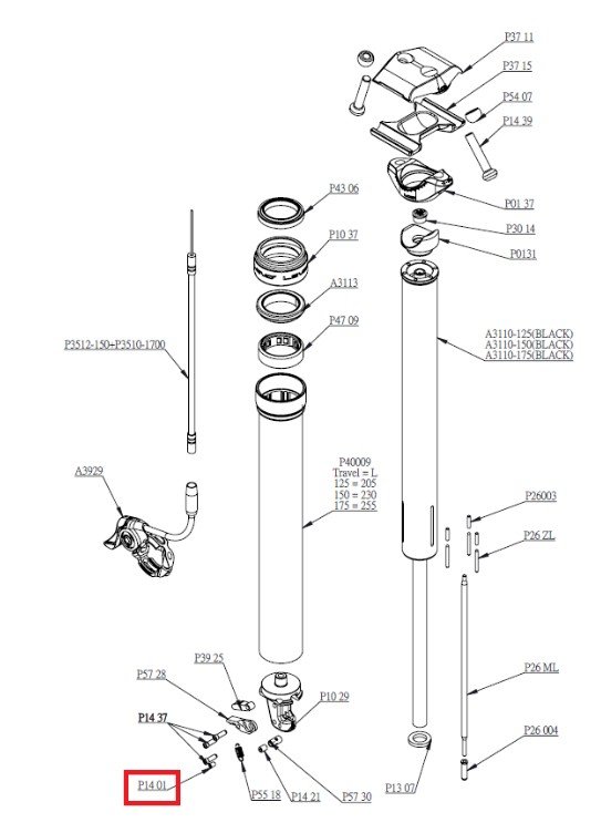 фото Болт фиксации тросика ks housing set screw, p1401