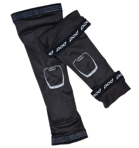 Велоутеплители Чулки POD KX Knee Sleeve Black, XXXL, 2025, KA221-001-3X+