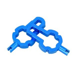 

Съемник ниппелей TOOPRE, для Schrader и Presta, синий, 4-in-1 Valve