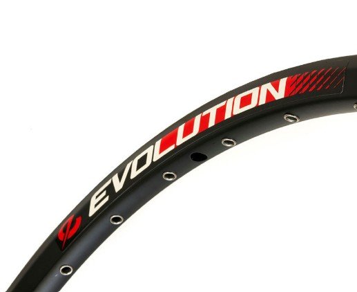 

Обод велосипедный EVOLUTION 26," алюминиевый, двойной, 36H, 559х18,5/24х21,1мм, A/V, анодированный, черный, RMEV-20DG