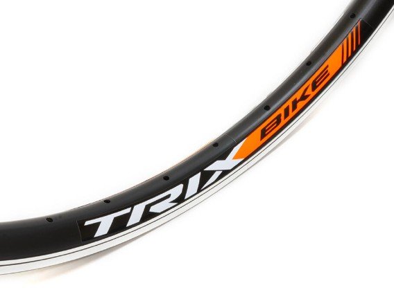 

Обод велосипедный TRIX 26," алюминиевый, двойной, 36H, фрезерован. 559х24,1/31,6х24,2мм, A/V, черный, YKL-D17 26"black
