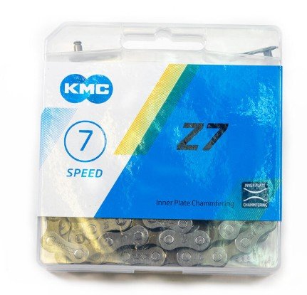 

Цепь KMC Z-7 для 7 скоростей, 1/2"х3/32", 116 звеньев, пин 7.3мм, с замком, серо-коричневая, CH-KMC-Z7-GBR