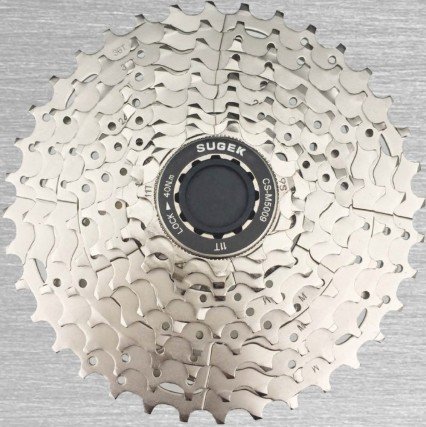 

Кассета велосипедная SUGEK MTB, 9 скоростей, 11-36T, сталь, никелированная, CS-M5009 11-36T