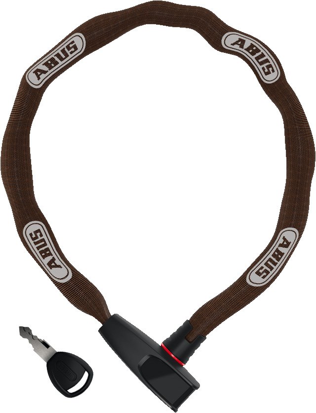 

Замок велосипедный ABUS Catena 6806K/85, цепь, на ключ, коричневый, 90283_ABUS