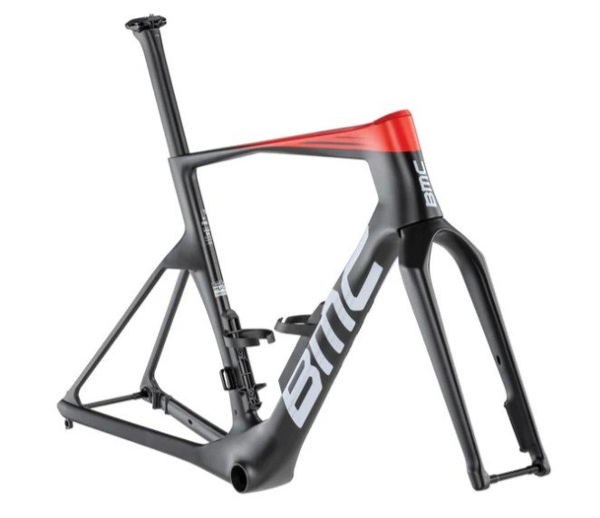   ВашВелосипед Рама шоссе BMC Teammachine R01 FRS Carbon/White/Red, 2024, TMR01  (Размер: 54. Цвет: Carbon/White/Red )