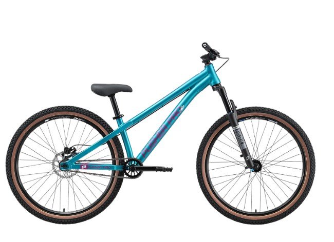 

Велосипед BMX Stark Pusher Pro HD 26" 2025, HQ-0017879 (Рама: L. Цвет: еловый матовый/фиолетовый/белый)