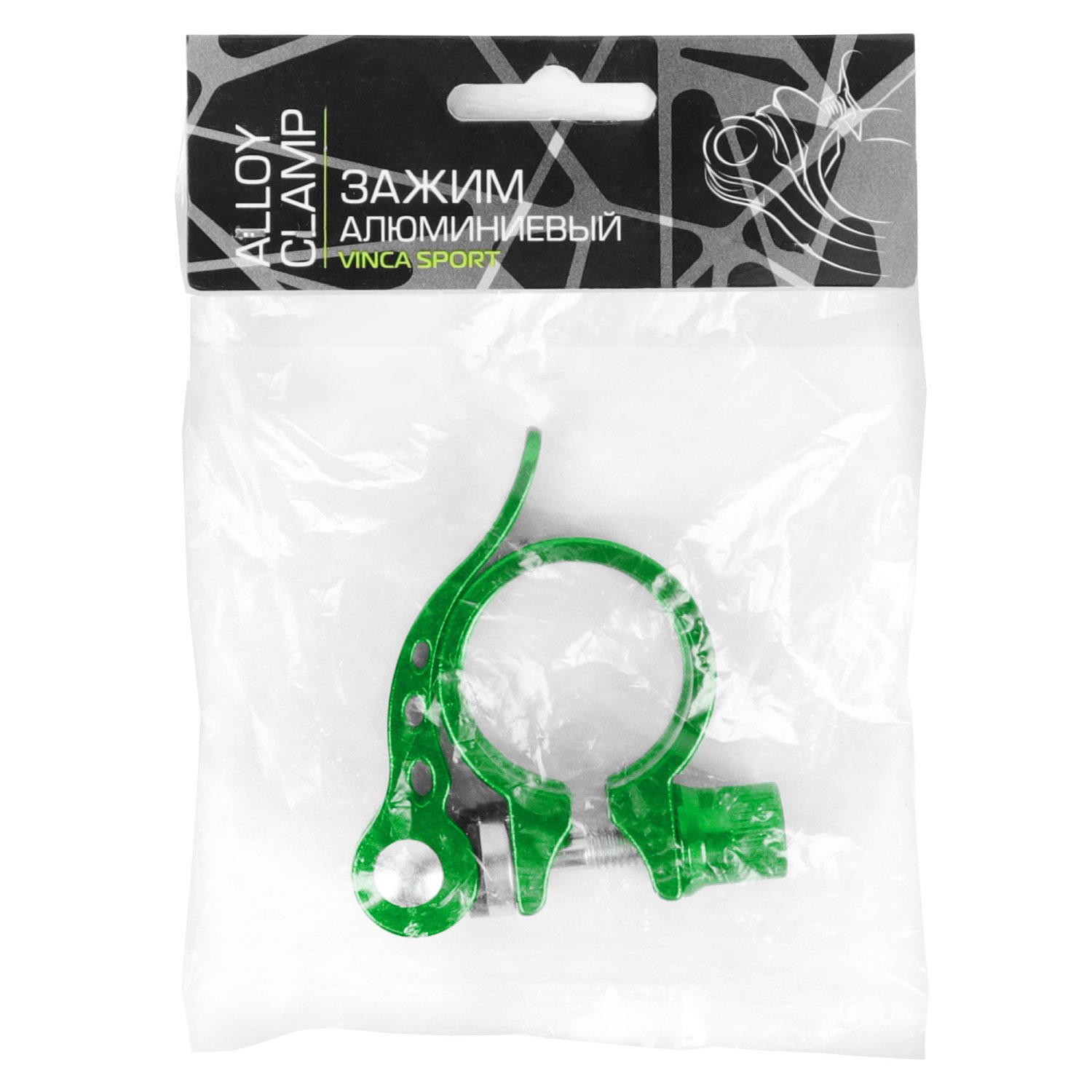 

Зажим подседельного штыря Vinca Sport, 31,8мм, зеленый, VC 14 (31,8) green