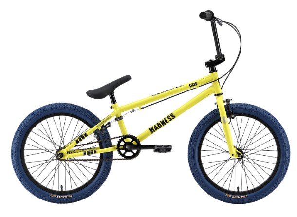 

Велосипед Stark Madness BMX 1, 20" 2025, HQ-0014141 (Цвет: красный/черный/черный)