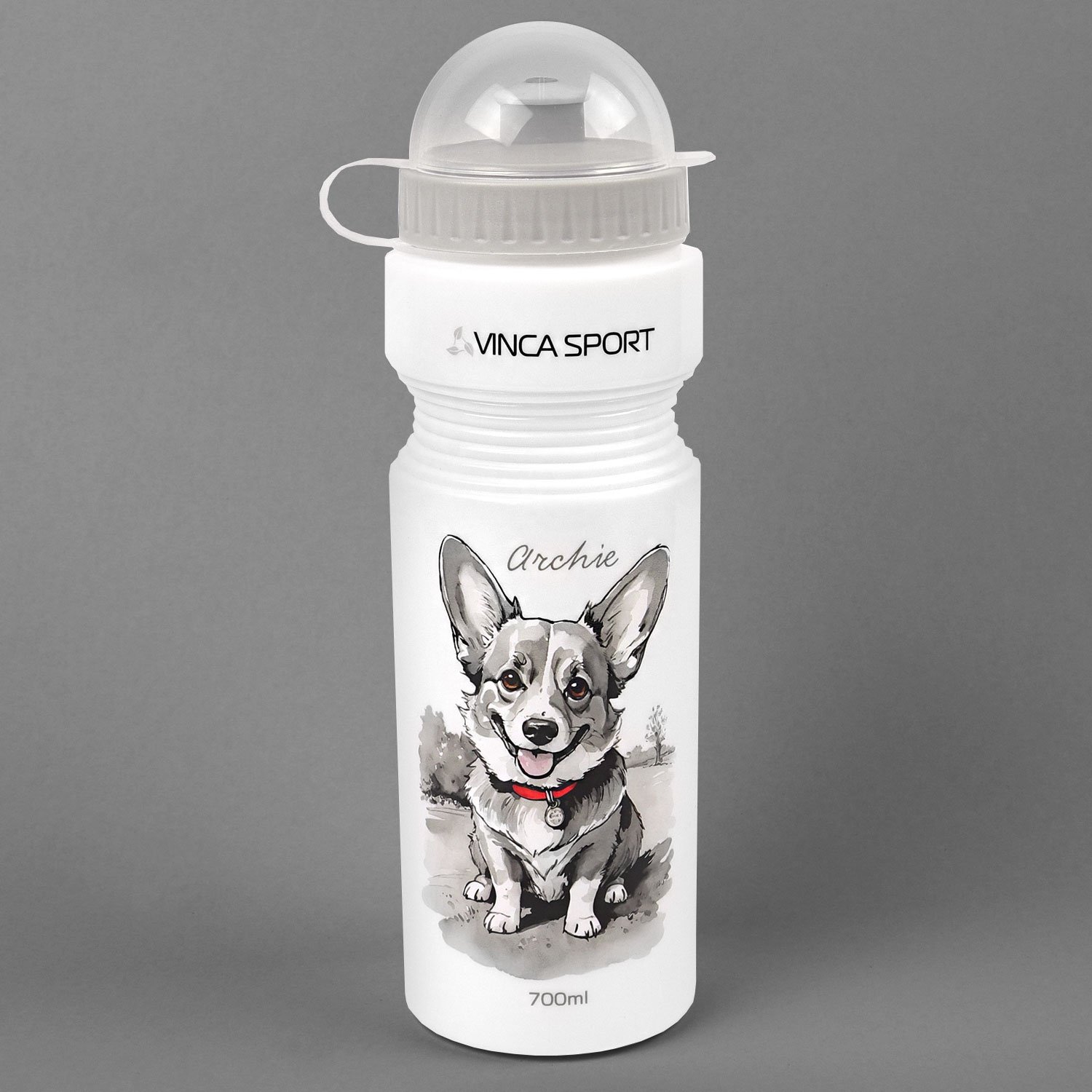 

Фляга велосипедная Vinca sport "Archie", с защитой от пыли, 750мл, инд.уп. VSB 21 archie, Белый