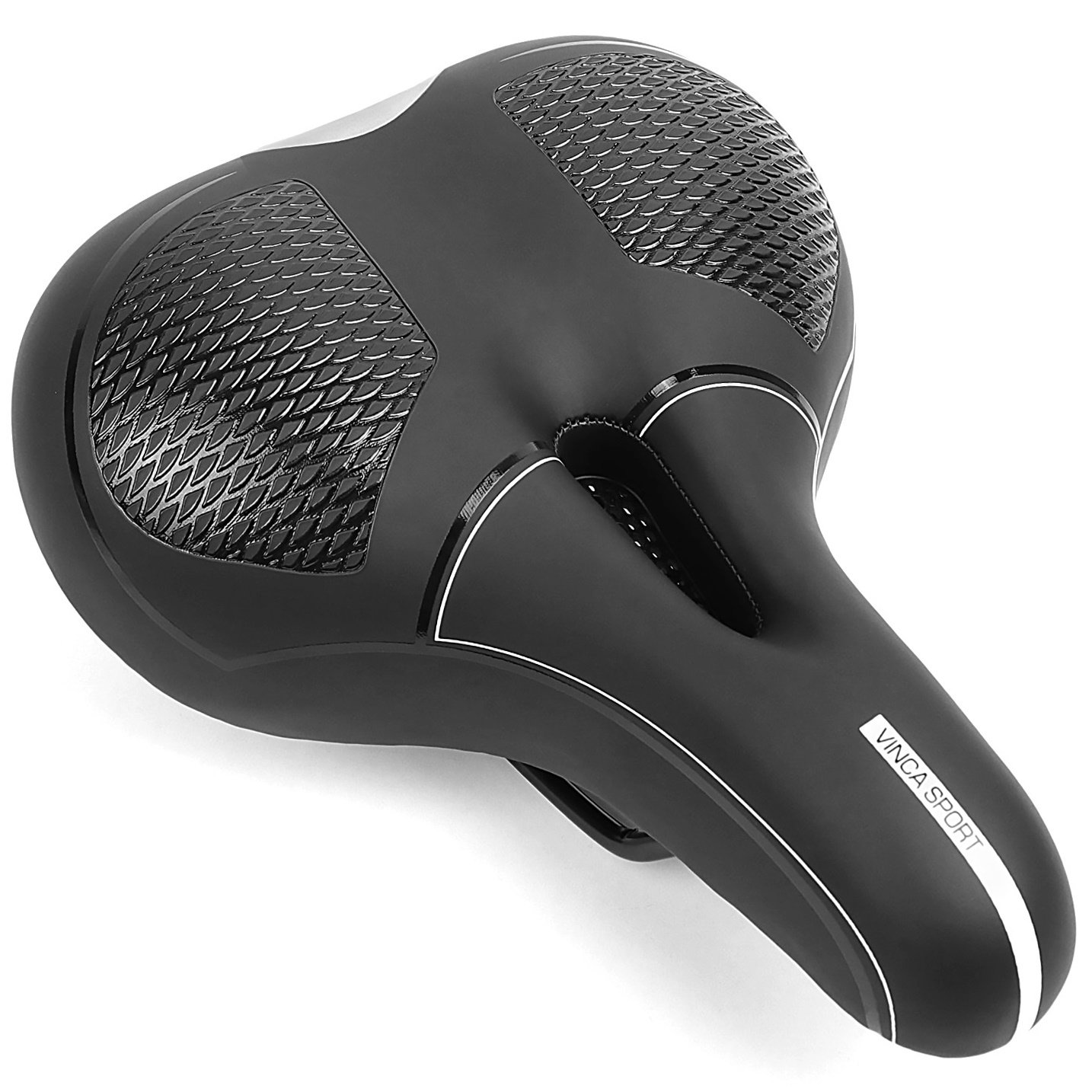 

Седло велосипедное Vinca Sport, 260 x 220 мм, черное, VS 59 black, Черный