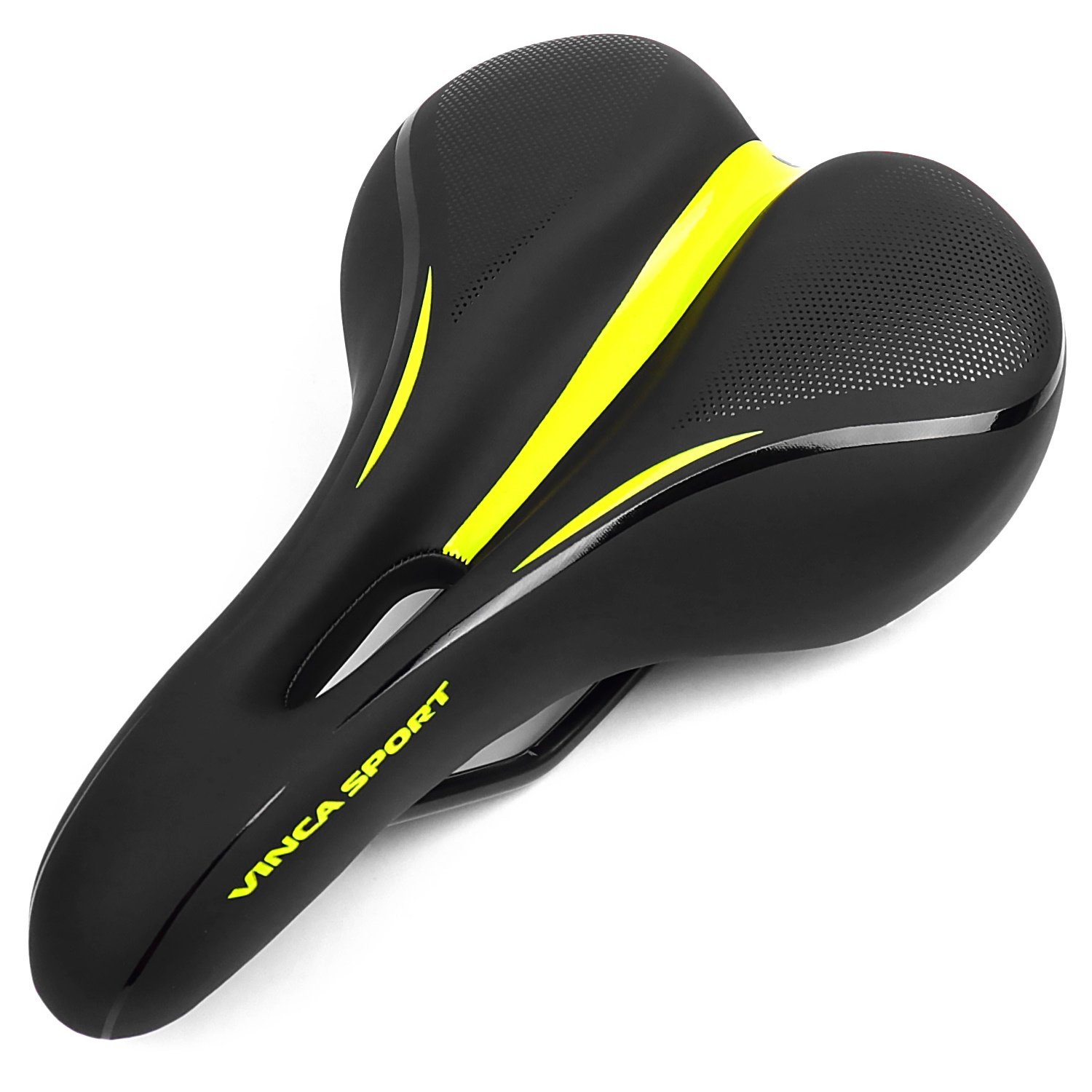 

Седло велосипедное Vinca Sport, 265 x 175 мм, гелевое, черное с зеленым, VS 131 gel black/green, Черно-зеленый