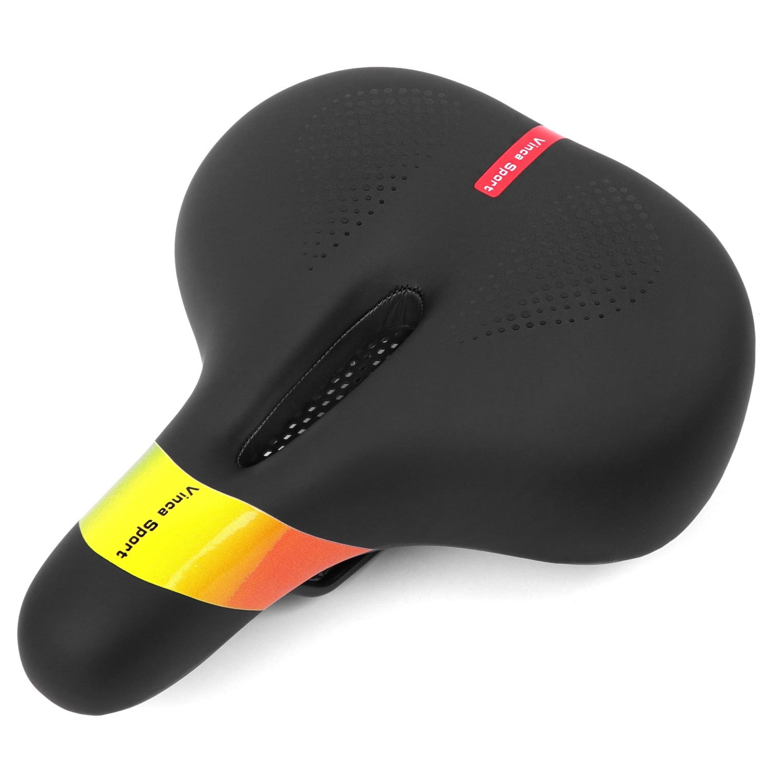 

Седло велосипедное Vinca Sport, 260 x 220 мм, с памятью формы, черное, VS 19 memory, Черный