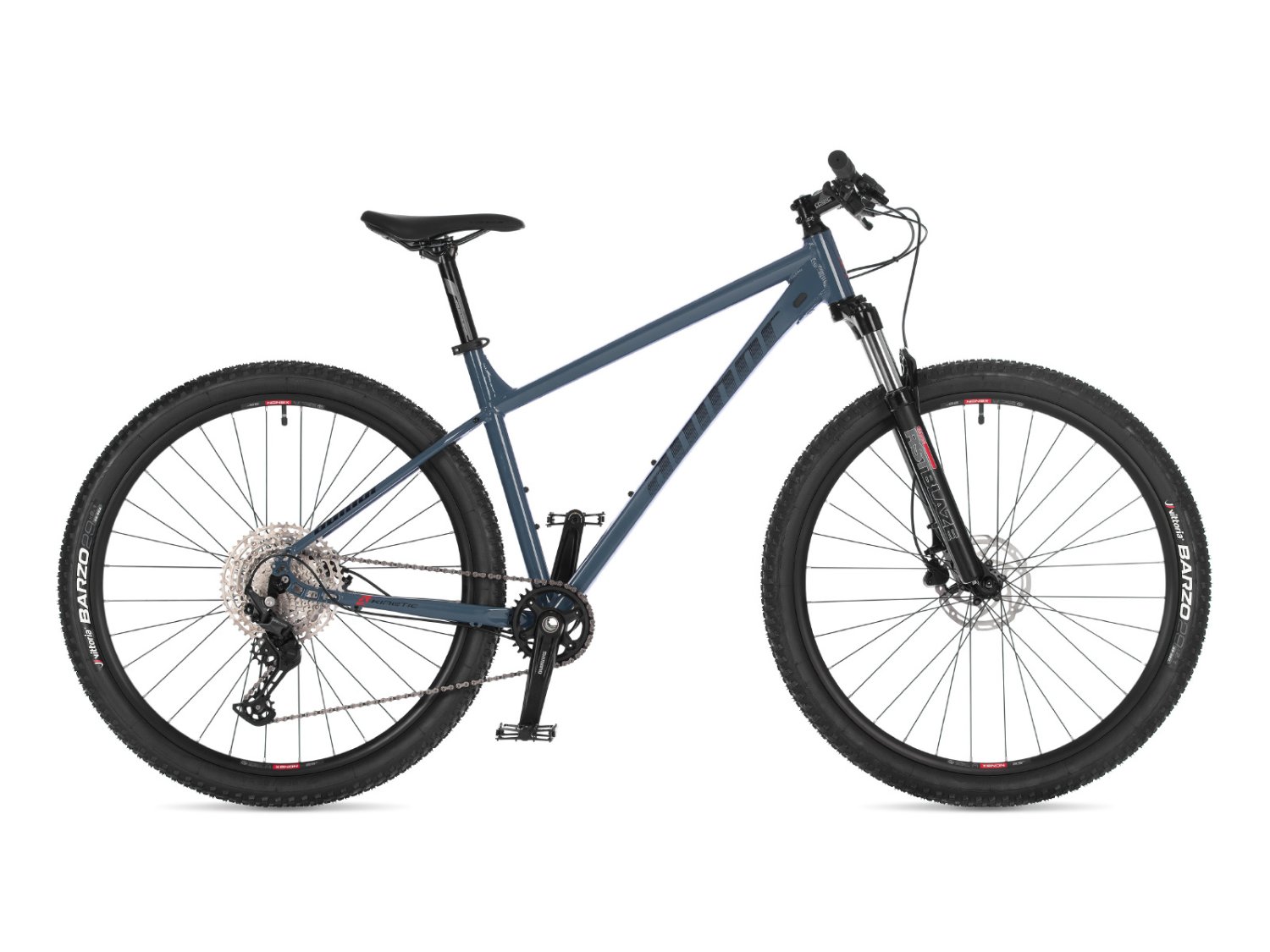 

Велосипед горный AUTHOR Kinetic 29" 2025, серый/красный, 21-2500000300
