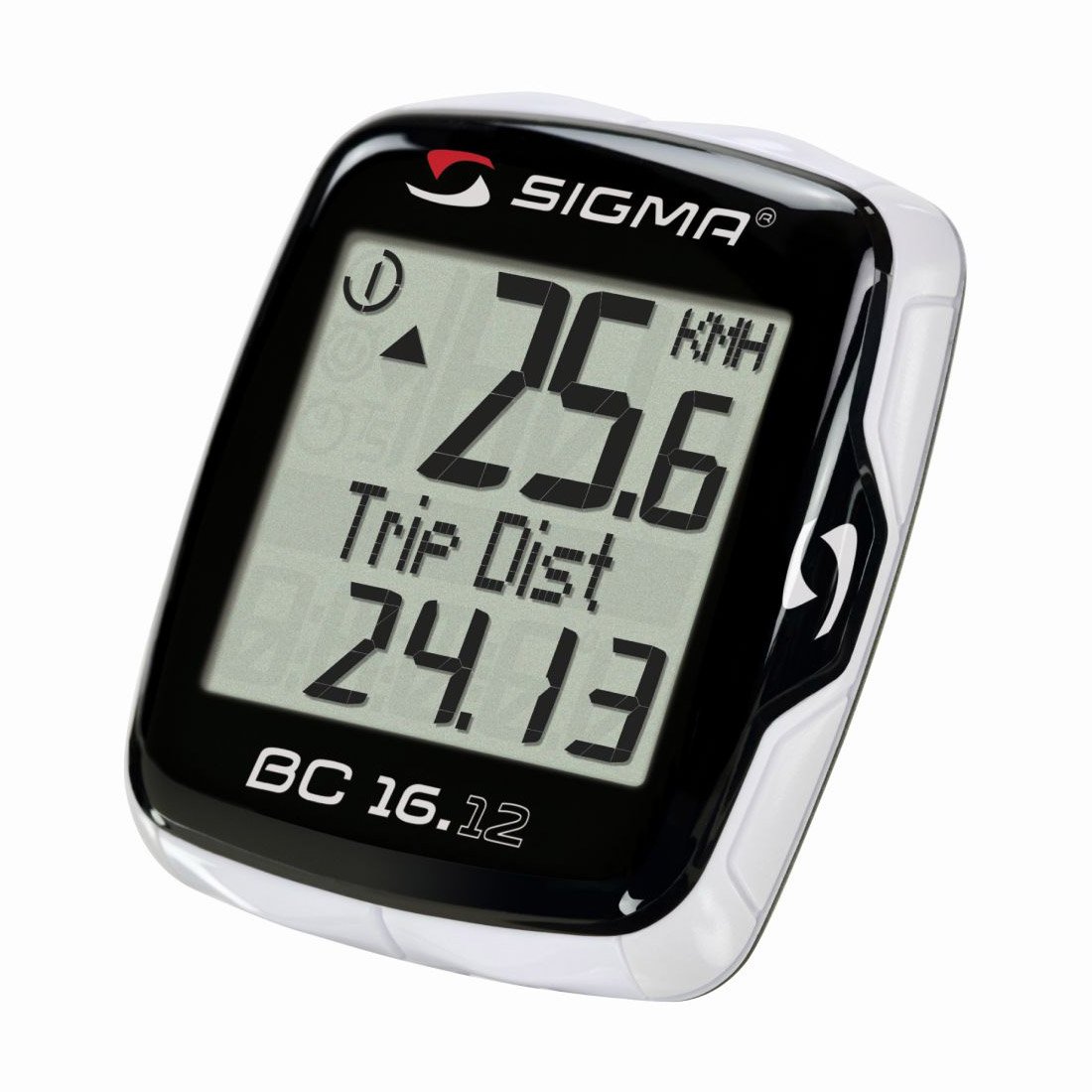 

Велокомпьютер Sigma BC 16.12, 6 функций, проводной, бело\черный, 6120