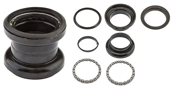 Рулевые колонки  ВашВелосипед Рулевая колонка STELS FP-H801S 1-1/8 безрезьбовая,  чёрная, 170084