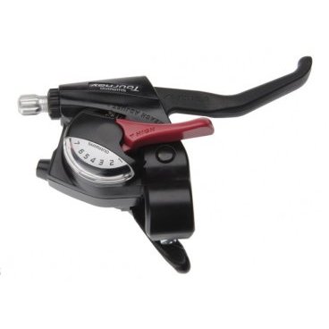 Шифтер/Тормозная ручка для велосипеда Shimano Tourney EF40, правая, 7ск трос 2050мм, ASTEF402R7ALN
