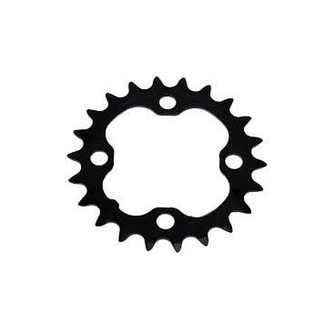 Звезда передняя для велосипеда Shimano Deore FC-M590-10, 24T-AE черного цвета Y1LV24000 детский велосипед 24 черного цвета poply 500