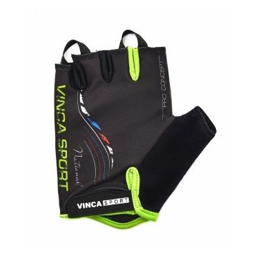 Велоперчатки Vinca Sport VG 934 black national