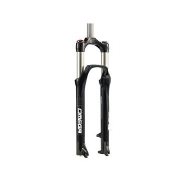 Вилка велосипедная RST Omega TNL, 26"х 28,6, пружинно-масляная, 100мм, D, черная, 1-0072