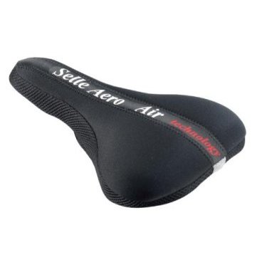 Велоседло SELLE AERO, 275x170мм, с воздушной подушкой для MTB, черное FCS-9802-1