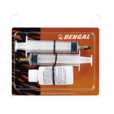 Комплект для заправки гидролинии BENGAL, D:3/M4/M5/M6/шланг, шприцы, тормозная жидкость DOT 4 от Vamvelosiped
