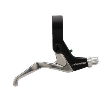 Ручки тормозные TEKTRO 319A, под 2 пальца, алюминий, для V-brake, чёрные/серебрянные, 319A