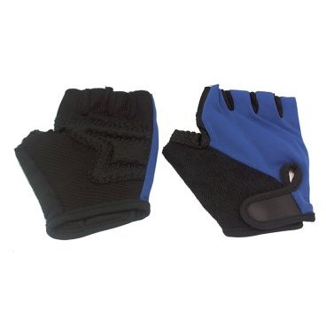 Перчатки кожаные TBS H-89, нейлон, чёрно-синие, ладонь с кевларовой нитью, дышащие, размер: S, H-89