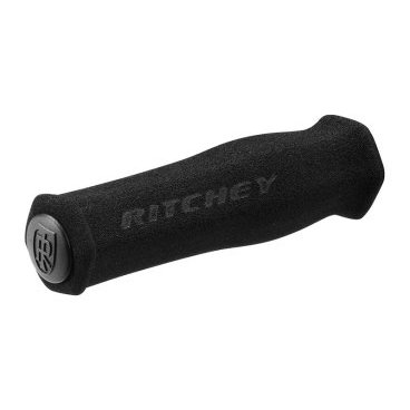 Грипсы RITCHEY MTN WCS ERGO, чёрные с логотипом, неопрен, длина 128мм, PRD12275