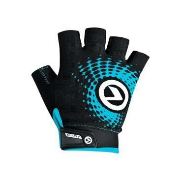 Перчатки KELLYS IMPACT SHORT Lycra, чёрный/синий, L, Gloves IMPACT SHORT Lycra black-blue, L