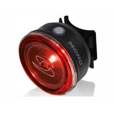Фонарь SIGMA MONO, задний, 1 диод 0.5Вт, интегрированный аккумулятор, чёрный, 17273