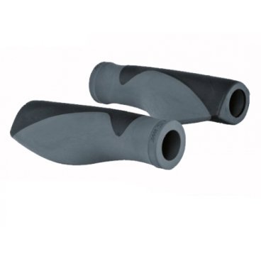 Грипсы KELLYS KLS WAVE 2D, анатомические, длиной 92 мм, кратон, с заглушками, черные