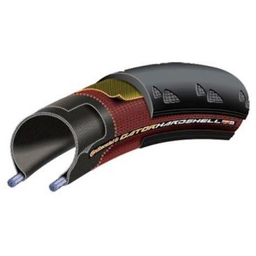Велосипедная покрышка Continental Gator Hardshell, 700 x 23C, 23-622