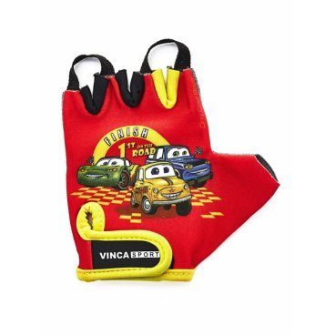 Велоперчатки детские Vinca sport, красные, VG 940 child cars