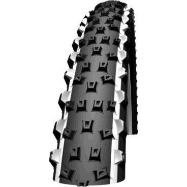 Велопокрышка SCHWALBE Rocket Ron 26x2.25 (57-559 ), PaceStarTLR, MTB, черная белая полоса, 11600415