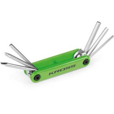Многофункциональный набор инструментов для велосипеда Kross FEST-6 функций, зеленый, T4CKU000133GR