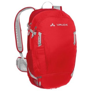 Велорюкзак VAUDE Bike Alpin, 25+5л, 52 х30 х 25 см, красный, 11943