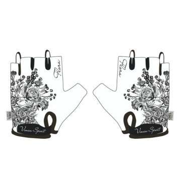 Перчатки подростковые, Flora, гелевые вставки, цвет белый, размер (L), VG 950 Flora (L)
