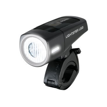 Фара передняя SIGMA LIGHTSTER USB: светодиод CREE, 32 люкс, освещаемая дистанция 35м, 18600