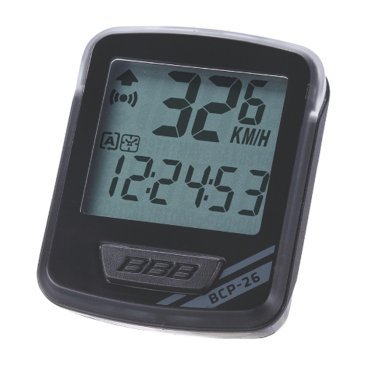Компьютер BBB NanoBoard 12 functions проводной черный/серый, BCP-26 аксессуар bbb комплект для компьютера bcp 62 blueheart hearttrate sensor with belt bluetooth